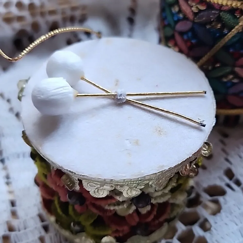 Vintage Christmas Ornaments/Bells Holiday Yesteryear